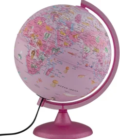 Varta Globe Lumineux Zoo Rose 25 Cm^ Autres Apprentissages