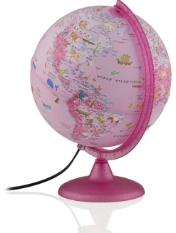 Varta Globe Lumineux Zoo Rose 25 Cm^ Autres Apprentissages