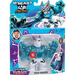 Moose Goo Jit Zu - MrBeast Lab Stretchy hyper fusionTigre Dragon^ Les Figurines Interactives Et À Fonction