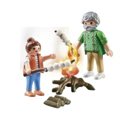Playmobil Grand-père petite fille et feu de camp My Life 71513^ La Ville, La Police Et Les Secours