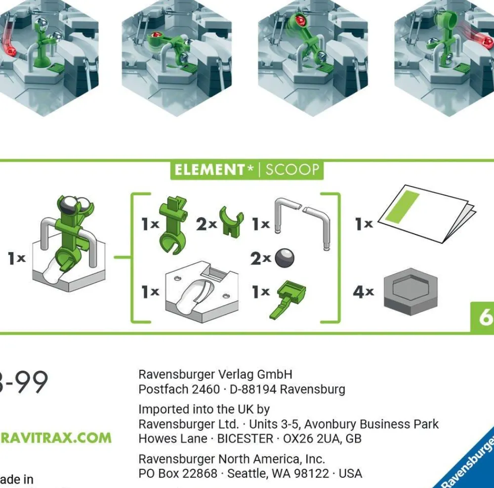 Ravensburger Gravitrax Element Scoop^ Jeux De Construction Aimantés Et Magnétiques