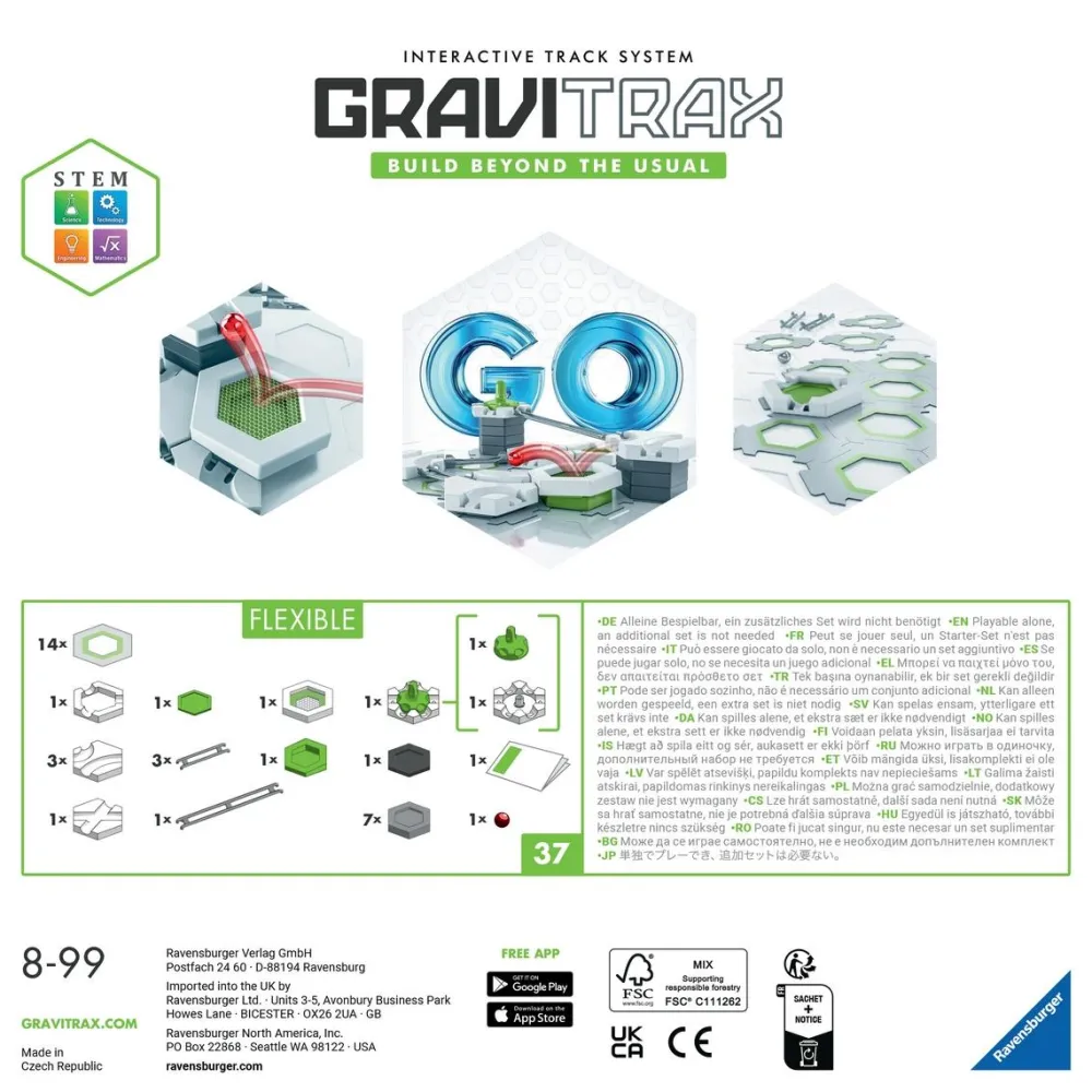 Ravensburger Gravitrax Go flexible^ Jeux De Construction Aimantés Et Magnétiques