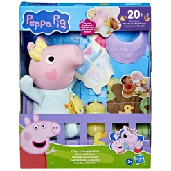 Hasbro Gros câlins Evie - Petite sœur de Peppa Pig^ Peluches Électroniques Interactives