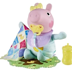Hasbro Gros câlins Evie - Petite sœur de Peppa Pig^ Peluches Électroniques Interactives