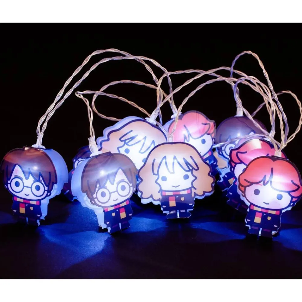Guirlande Lumineuse Harry Potter Personnages 2d Leds 2.5 Mètres À Piles^ Mobilier Et Décoration