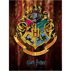 Harry Potter - Toile Imprimée Blason Hogwarts 60x80 Cm^ Mobilier Et Décoration