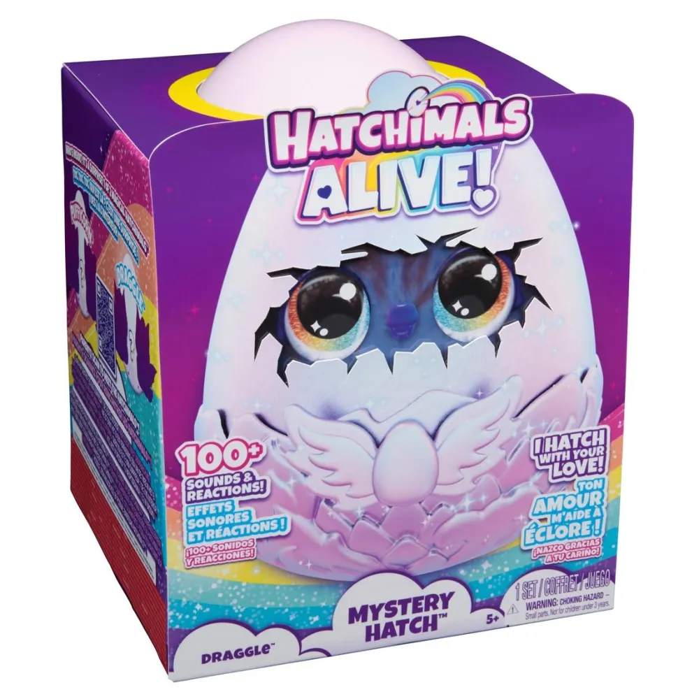 Varta Hatchimals Alive eclosion Draggle^ Peluches Électroniques Interactives