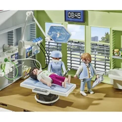 Playmobil Hôpital aménagé avec toit végétal Action Heroes 71615^ La Ville, La Police Et Les Secours