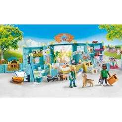 Playmobil Hôtel des animaux avec soigneurs My Life 71742^ Les Animaux