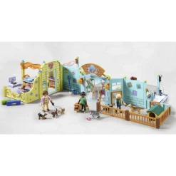 Playmobil Hôtel des animaux avec soigneurs My Life 71742^ Les Animaux