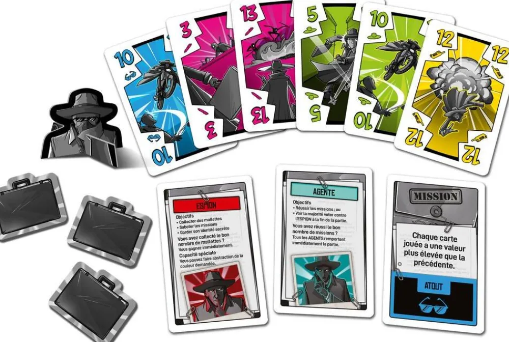 Iello - Jeu De Cartes Inside Job^ Jeux De Stratégie Et De Réflexion