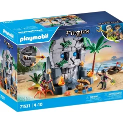 Playmobil Ile au trésor pirate et monstre marin Pirates 71531^ Les Pirates, Chevaliers, Cowboys Et Indiens