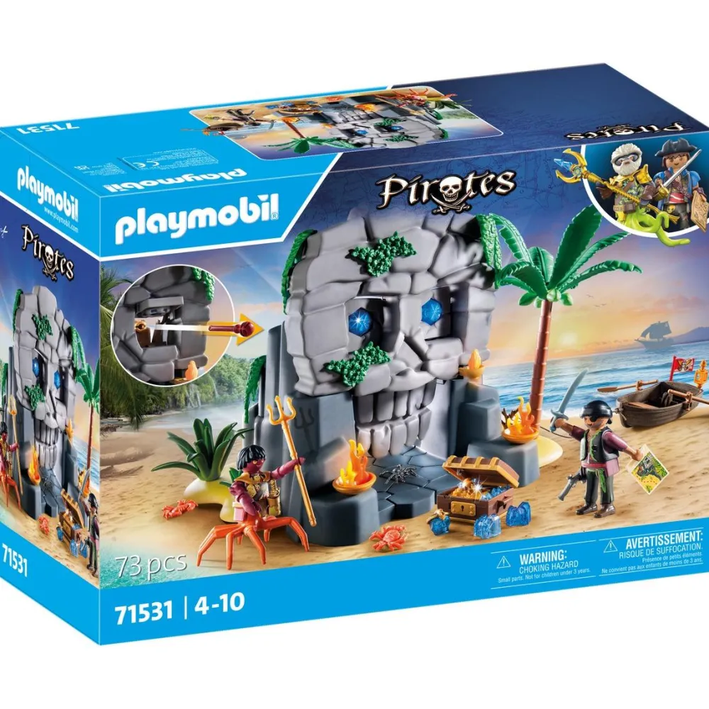 Playmobil Ile au trésor pirate et monstre marin Pirates 71531^ Les Pirates, Chevaliers, Cowboys Et Indiens