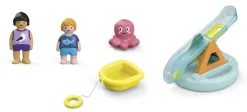 Playmobil Ilot avec toboggan aquatique Junio Aqua 71687^ Jouets De Bain