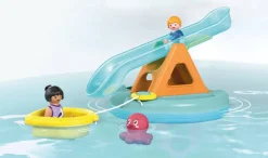 Playmobil Ilot avec toboggan aquatique Junio Aqua 71687^ Jouets De Bain