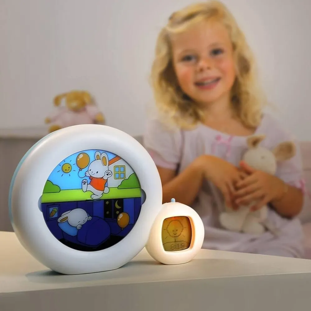 Pabobo Indicateur De Réveil Kid'sleep Moon Blanc - Aide^ Réveils