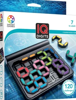 Smart Games IQ Digits - 120 défis^ Jeux De Stratégie Et De Réflexion