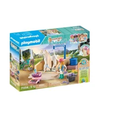 Playmobil Isabella et Lioness aire de lavage Horses of Waterfall 71354^ La Ferme Et L'Univers Agricole