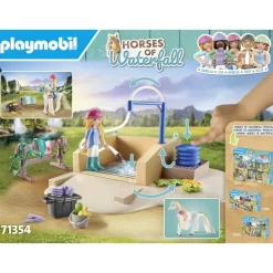 Playmobil Isabella et Lioness aire de lavage Horses of Waterfall 71354^ La Ferme Et L'Univers Agricole