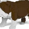 Jekca Jecka - Blocs De Construction, Chien Bulldog Anglais Marron^ Ferme, Univers Agricoles Et Animaux