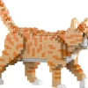 Jekca Jecka blocs de construction Mini chat roux^ Ferme, Univers Agricoles Et Animaux