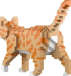 Jekca Jecka blocs de construction Mini chat roux^ Ferme, Univers Agricoles Et Animaux