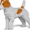 Jekca Jecka Blocs De Construction - Chien Jack Russell Terrier Taches^ Ferme, Univers Agricoles Et Animaux