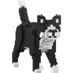 Jekca Jecka blocs de construction Mini chat Tuxedo^ Ferme, Univers Agricoles Et Animaux