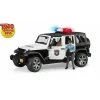 Bruder Jeep wrangler unlimited rubicon police^ Petites Voitures