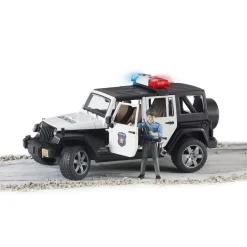 Bruder Jeep wrangler unlimited rubicon police^ Petites Voitures