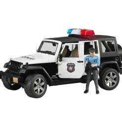Bruder Jeep wrangler unlimited rubicon police^ Petites Voitures