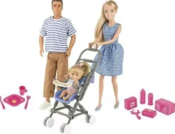 Jenny balade en famille^ Poupées Mannequins