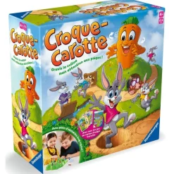 Ravensburger Jeu Croque Carotte + jeu de cartes^ Jeux D'Action Et D'Adresse