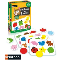Nathan Jeu d'association Couleurs et formes^Enfant Puzzles Bébés Et Enfants