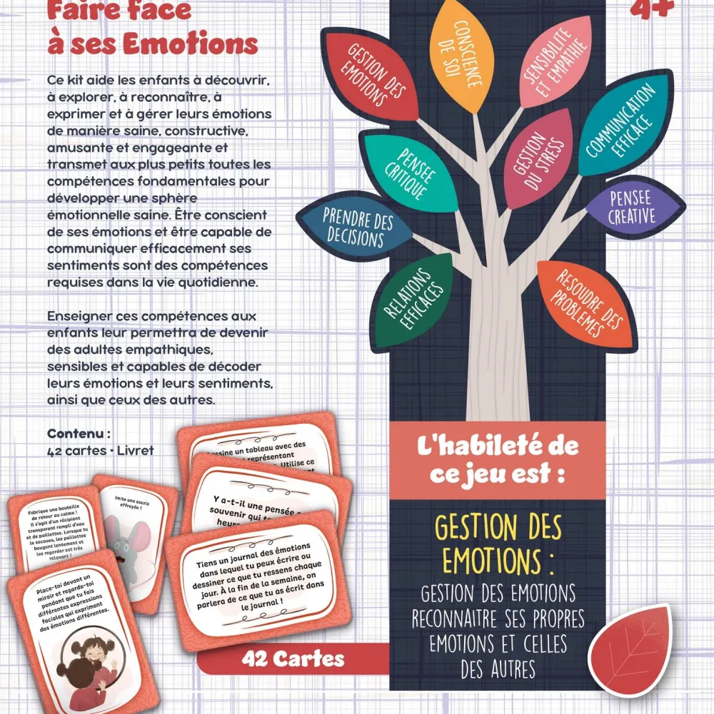 Lisciani Giochi Jeu de cartes Faire face à ses émotions - Life Skills^ Jeux D'Apprentissage