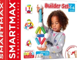 Smart Games Jeu De Construction Smartmax - Kit De 20 Pièces^ Jeux De Construction Aimantés Et Magnétiques