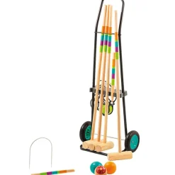 CAP Jeu De Croquet Junior 4 Joueurs^ Maisons, Toboggans Et Jeux D'Extérieur