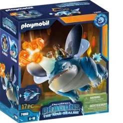 Playmobil Jeu De Figurines Dragons Nine Realms Plowhorn Dangelo Avec Accessoires Lumineux^ Les Dinosaures Et La Préhistoire