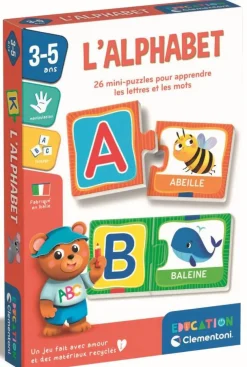 Clementoni Jeu De Société Lalphabet^ Apprentissage Des Lettres Et Écritures