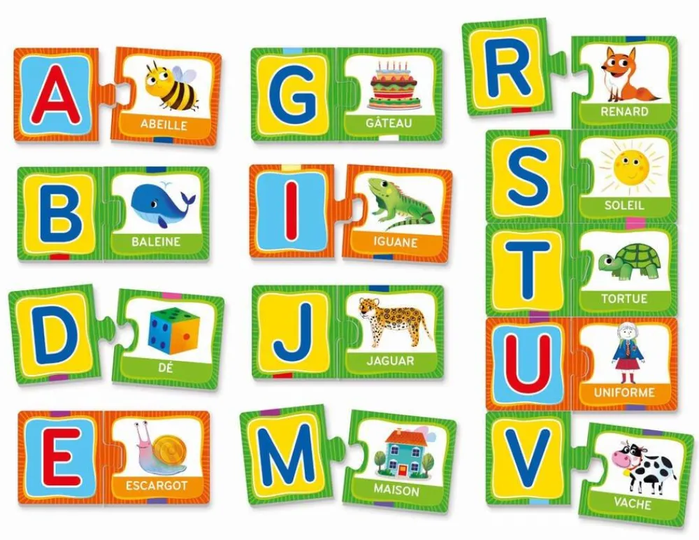 Clementoni Jeu De Société Lalphabet^ Apprentissage Des Lettres Et Écritures