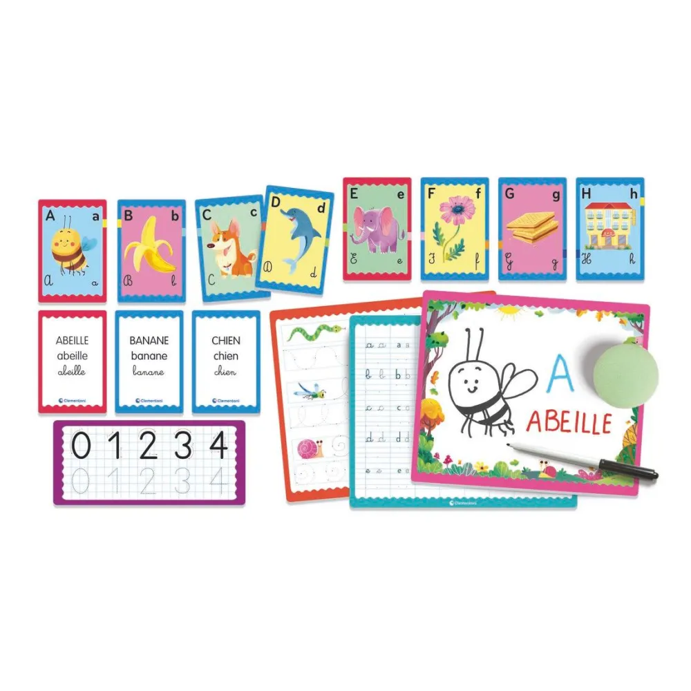 Clementoni Jeux d'écriture^ Apprentissage Des Lettres Et Écritures