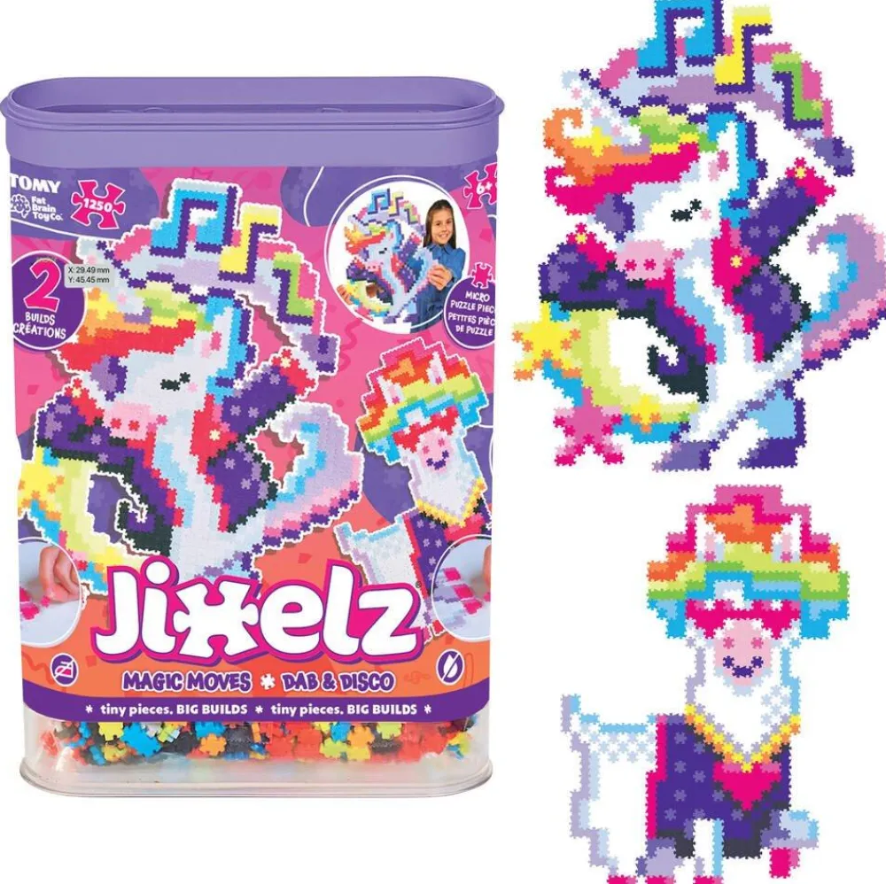 Jixelz - Loisirs Créatifs - Animaux Dab Disco 1250 Pièces^ Perles, Bijoux Et Perles À Repasser