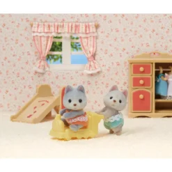 Sylvanian Families Jumeaux Husky - 5638^ Mini-Univers