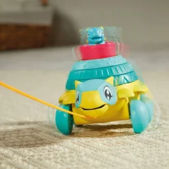 Tomy Jurassic World - Ankylosaure Empile / Tire Avec Maman Dino Et Bébé Dino^ Jouets À Encastrer Et À Empiler