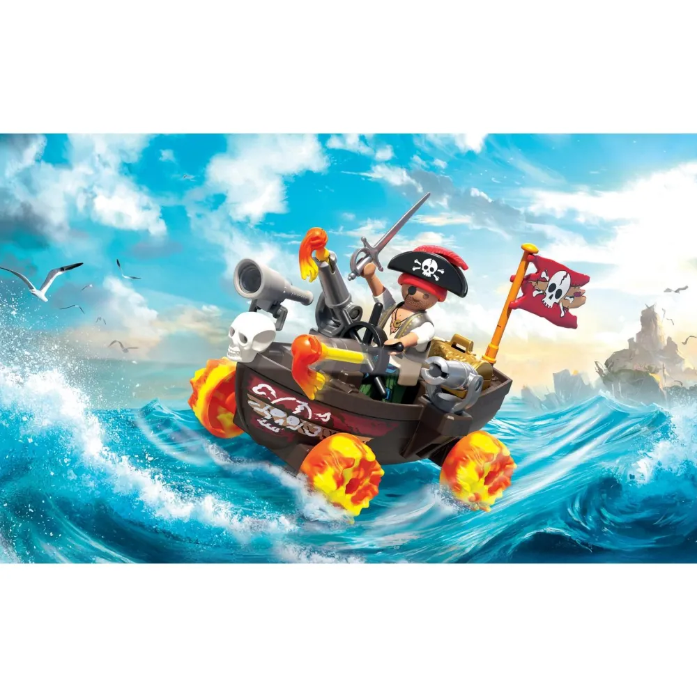 Playmobil Kart bateau de pirate Funstars 71720^ Le Sport, Les Loisirs Et Les Vacances