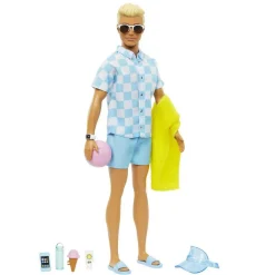 Mattel Ken plage^ Poupées Mannequins