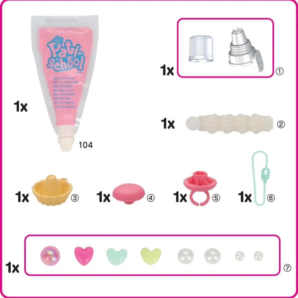 Pati-school Kit de décoration gâteau et macaron^ Modelage Et Moulage