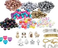 CREA & CIE Kit De Perles Alphabet Crea^ Perles, Bijoux Et Perles À Repasser
