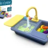 MGM Kit vaisselle evier bleu avec jet d'eau Clement et Clementine^ Cuisines