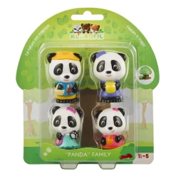 Vulli Klorofil - Lot de 4 personnages famille Panda^ Les Héros Et Personnages